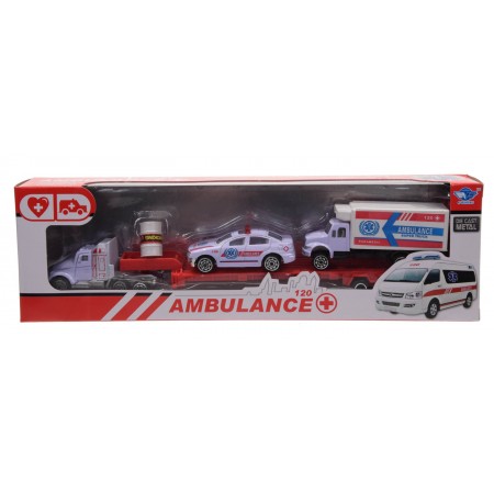 Truck + 2 pojazdy pogotowie ambulans