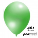 Balon metalik 10" zielony 100szt.