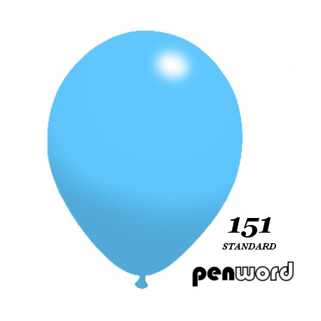 Balon standard 10" błękitny 100szt.