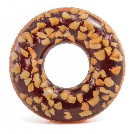 Koło do pływania donut w polwie czekoladowej z orzeszkami