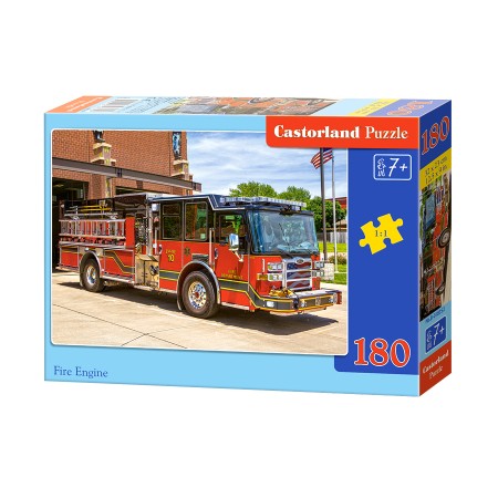 Puzzle 180 el. Fire Engine - Wóz Straży Pożarnej