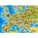 Puzzle 100 el. Mapa Europy
