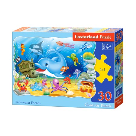 Puzzle 30 el. Underwater Friends - Podwodni przyjaciele