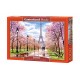 Puzzle 1000 el. Romantic Walk in Paris - Romantyczny spacer po Paryżu