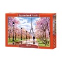 Puzzle 1000 el. Romantic Walk in Paris - Romantyczny spacer po Paryżu