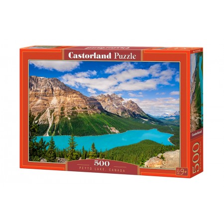 Puzzle 500 el. Peyto Lake, Canada - Jezioro Peyto Kanada