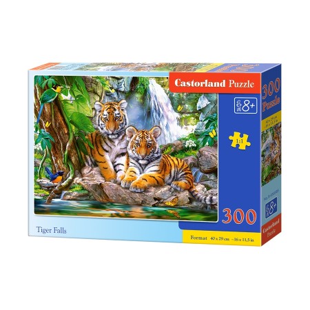 Puzzle 300 el. Tiger Falls - Tygrysi spad