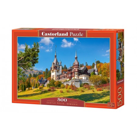 Puzzle 500 el. Castle Peles, Romania - Zamek Peles, Rumunia