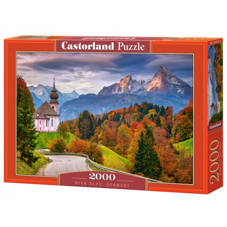 Puzzle 2000 el. Autumn in Bavarian Alps - Jesień w bawarskich Alpach