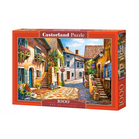 Puzzle 1000 el. Rue de Village - Uliczka w wiosce