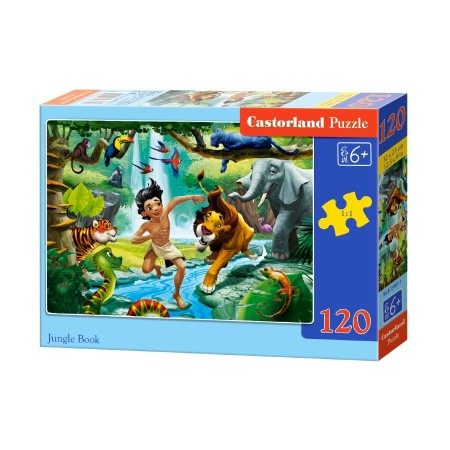 Puzzle 120 el. Jungle book - Księga dżungli
